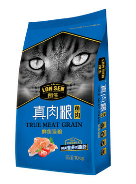 朗生猫粮真肉粮鱼肉味10kg鲜肉
