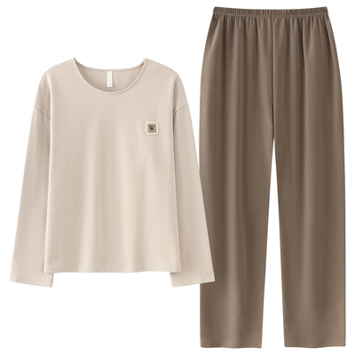 啄木鸟纯棉睡衣女长袖春秋季套装