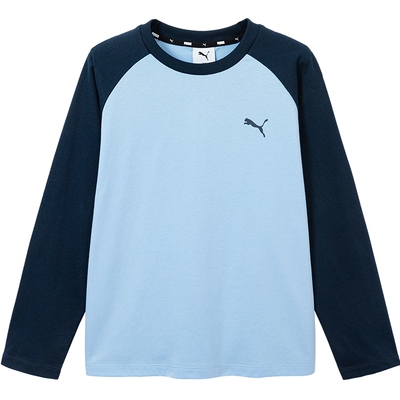 PUMA彪马童装2026春季新款儿童长袖T恤圆领上衣潮流舒适内搭打底