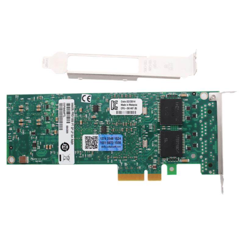 Intel网卡EXPI9404PTL千兆4口PCI-EX4服务器台式机POR/1000PT四电口适配器原装