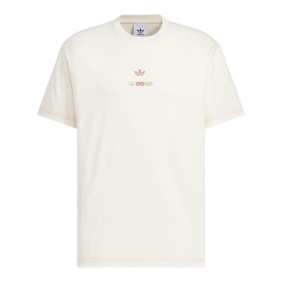 Adidas/阿迪达斯正品三叶草男士宽松透气印花运动短袖KC1429