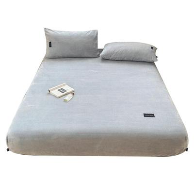 牛奶绒冬季加厚加绒床垫全包床笠