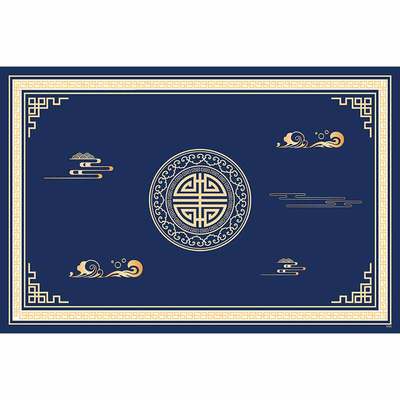 蓝色入户门地垫家用进门口除尘垫