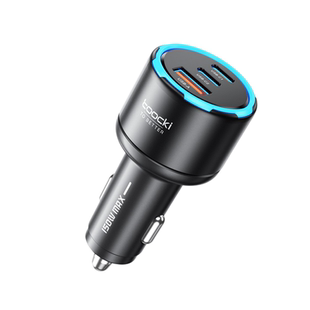 车载充电器130W超级快充多功能点烟器转换插座头150W双路快充2C1A