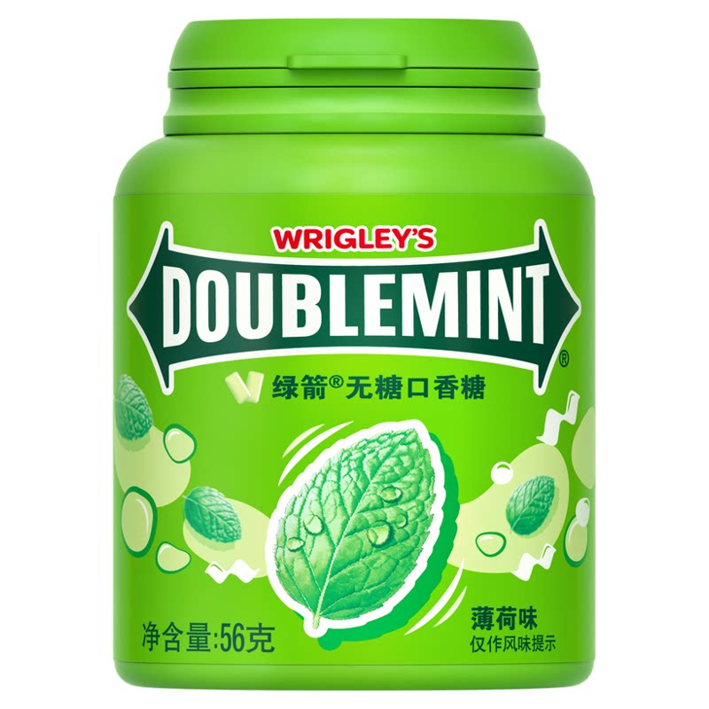 绿箭口香糖40粒原味薄荷味