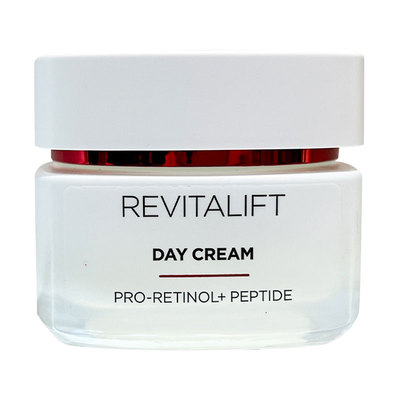 专柜欧莱雅大红罐复颜视黄醇精粹抗皱日霜50ml面霜保湿紧致补水