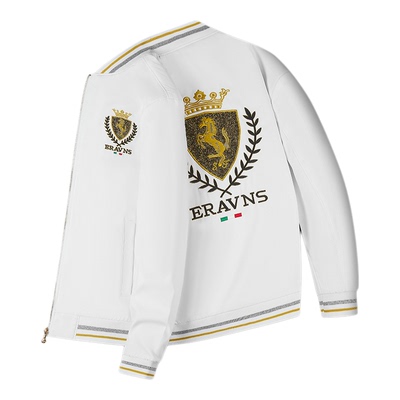 欧洲站轻奢男外套秋冬加棉加厚