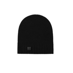 COMMEUNTISSU 经典百搭LOGO皮标羊毛针织冷帽