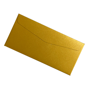 10个小珠光信封定制优惠券纯色空白印刷烫金质感厚红色橙色粉色紫