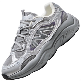 骆驼男鞋老爹鞋2025秋季新款时尚休闲鞋厚底耐磨户外徒步运动鞋女