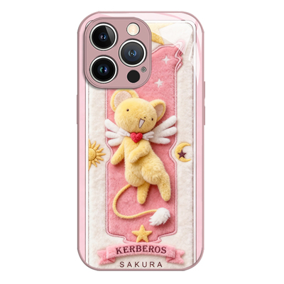 毛绒百变小樱适用华为pura80手机壳mate70pro小可nova14新款13魔法阵12荣耀400牌300/200/x60/50/magic8/7/6