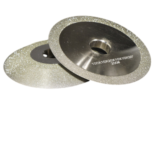 钻石合金单斜边砂轮30度45度60度砂轮磨合金钨钢玻璃陶瓷铣CBN刀