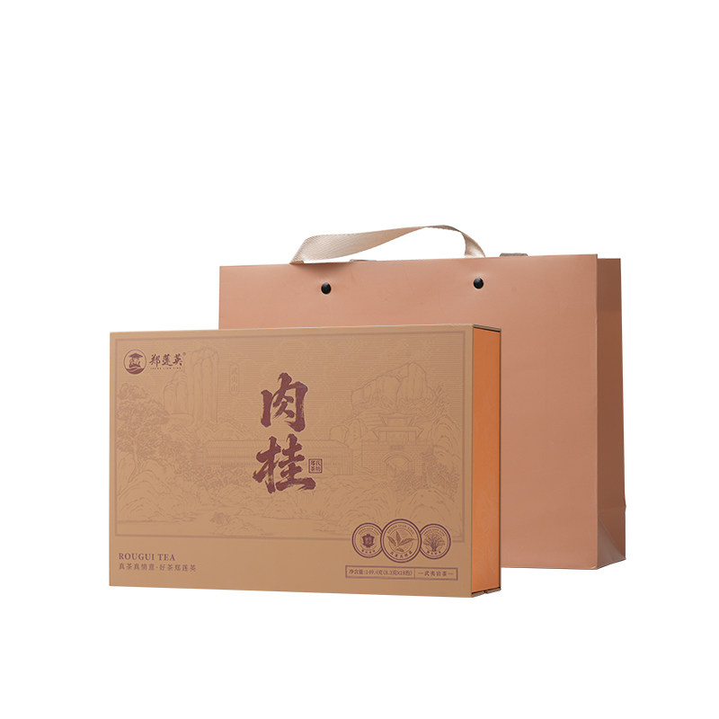 郑莲英武夷山岩茶坑涧牛栏坑一级正岩肉桂茶官方旗舰店茶叶礼盒装