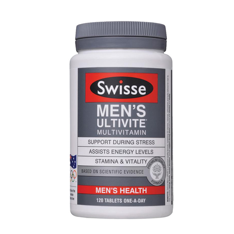 澳洲直邮Swisse复合维生素 专为男士设计配方 调节生理机能 120片