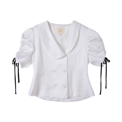 VIEA.ING薇迎气质法式白色衬衫