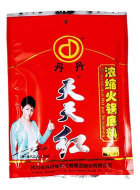 丹丹天天红浓缩火锅底料400g整箱