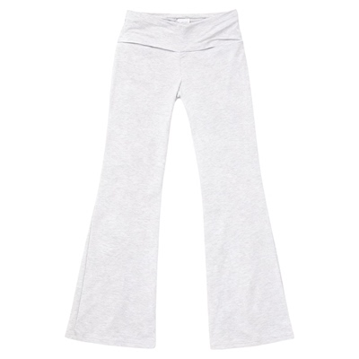 女士翻腰头低腰喇叭裤