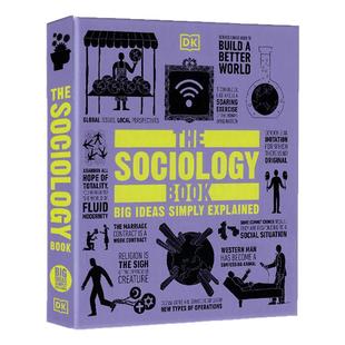 DK人类思想百科系列 社会学百科  The Sociology Book 英文原版 社会学科普图解百科全彩插图精装 Big Ideas Simply Explained
