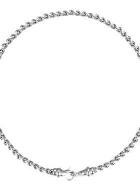 钛钢不掉色小众设计感男项链