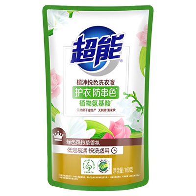 超能洗衣液100g植沐悦色