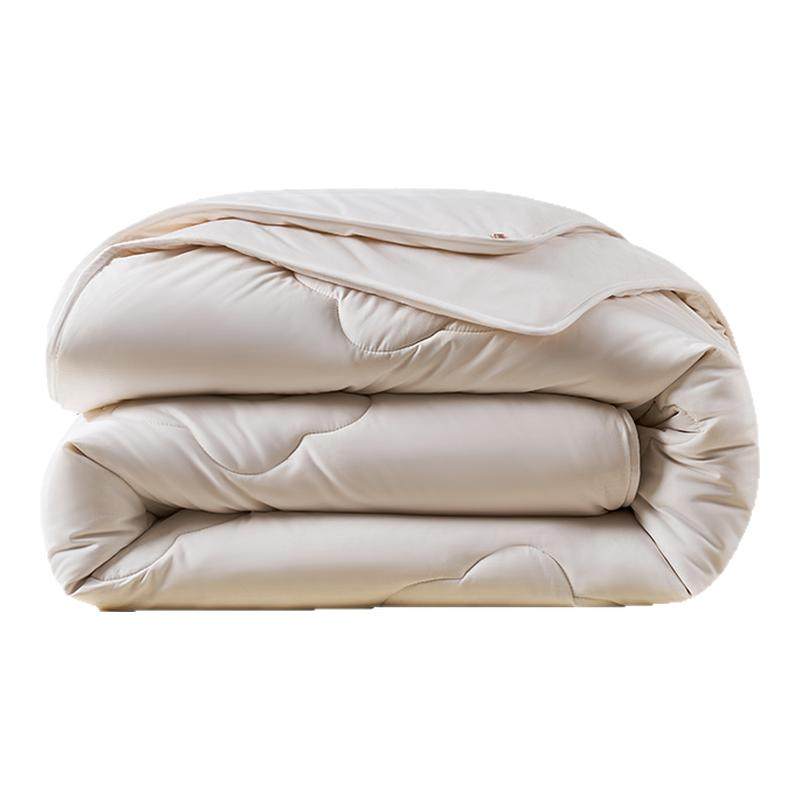 富安娜家纺100%棉花被全棉被子四季被纯棉絮被芯棉被褥加厚冬被