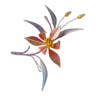 缠花软簪人造丝渐变手工百搭日常古风发饰装饰简约旗袍汉服配饰