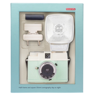 包邮复古LOMO相机 diana mini戴安娜迷你135胶卷相机半格方形切换