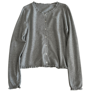 日系花边长袖针织开衫女复古减龄小众文艺学生上衣2026春季新款潮