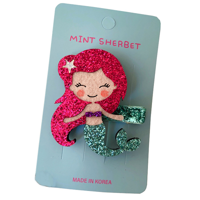 公主女可爱头饰边夹美人鱼发夹