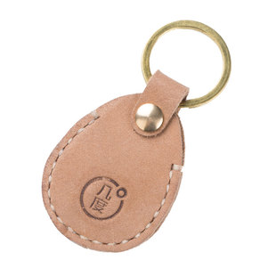 真皮小区门禁卡套小长方形感应水滴钥匙扣迷你公交卡电梯卡保护套