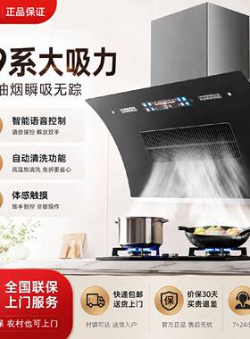 新飞油烟机厨房家用大吸力侧吸式强力抽风机出租房公寓抽油烟机