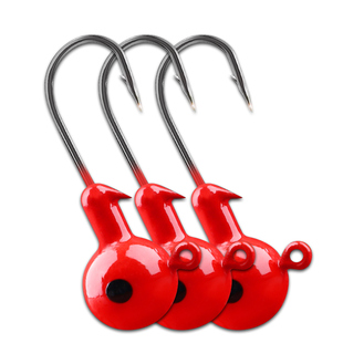 铅头钩加强版路亚防挂底软虫软饵根钓微物鱼钩假饵曲柄钩鲈鱼鳜鱼