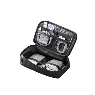 日本SANWA SUPPLY高级出口大容量数码收纳包小公文提包可装鼠标腕托垫充电器电源和电脑配件简约便携物品收纳