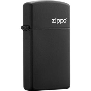 Zippo官方旗舰店之宝纤巧哑漆商标系列防风煤油打火机生日礼物