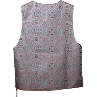 【如意马甲】宋锦黑龟双面穿马夹桑蚕丝百搭中式无袖国风ays1016