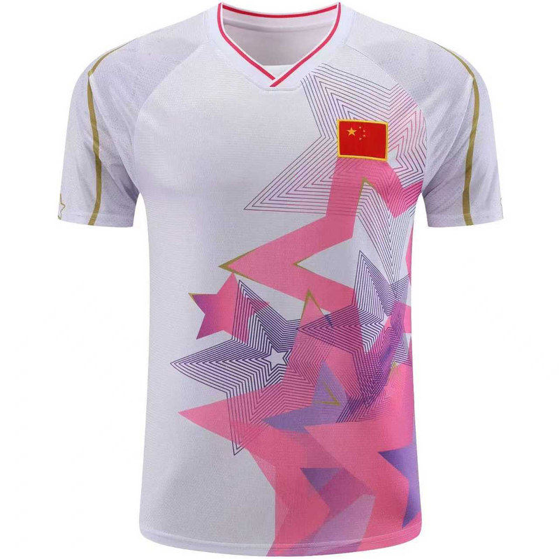 刺绣款男女乒乓羽毛球套装大赛服速干透气文化衫运动短袖短裤定制