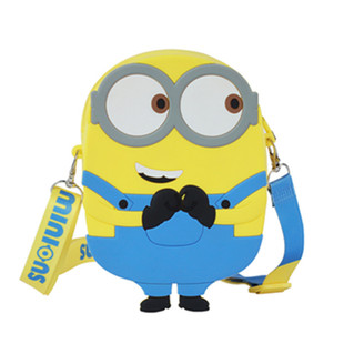 小黄人儿童外出小斜挎包男童按按乐女孩轻便时尚洋气网红可爱包包