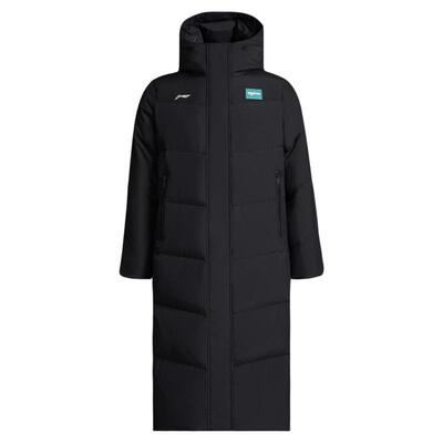 李宁羽绒服女子防风御寒保暖过膝