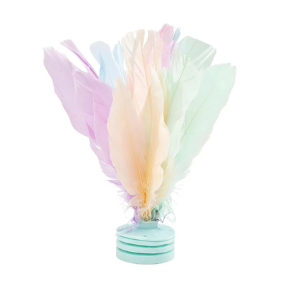 儿童小学生彩色鸡毛毽子