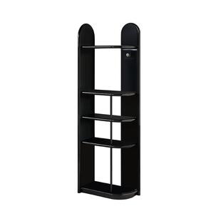 全友家居中古风多巴胺装饰架2025新款家用客厅落地置物架书房书架