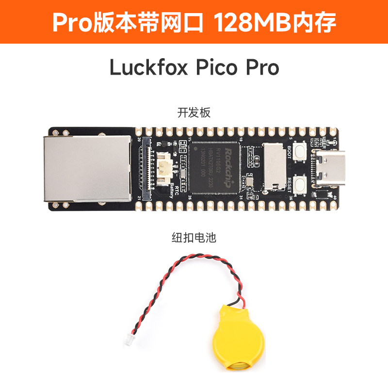 幸狐RV1106 Luckfox Pico Pro/Max微型Linux开发板RISC-V A7内核-封面
