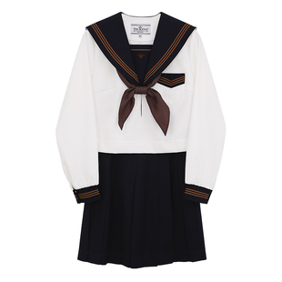 【月野HOUSE】原创正版*茶羽中*白身中间服JK制服秋日水手服套装