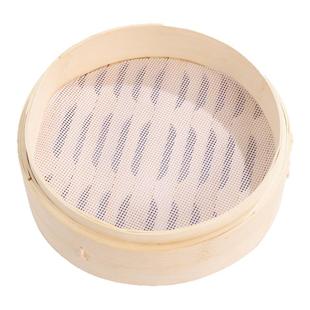 蒸笼垫蒸食品级硅胶垫蒸布蒸馒头笼布蒸笼纸包子屉布圆形烤盘垫