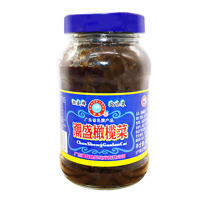 450g*3大瓶装正宗潮汕特产橄榄菜