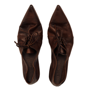 Le' Murmure 硬派贵族 春季新款古典主义水洗马皮德比鞋 尖头皮鞋