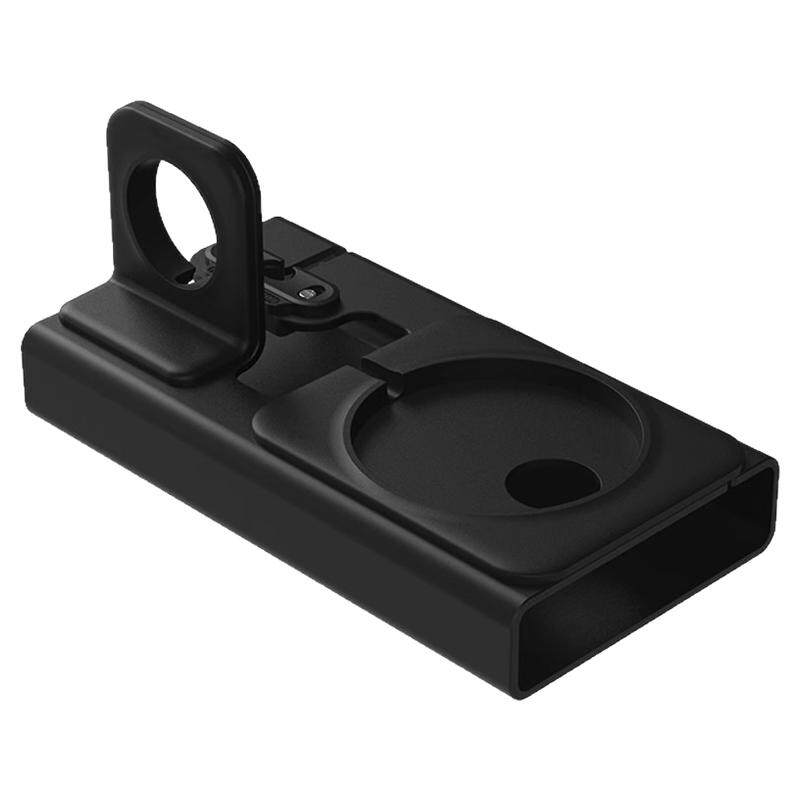 三合一智能手表充电器支架适用于苹果Apple Watch/AirPods/iPhone 手机手表耳机铝合金底座桌面床头收