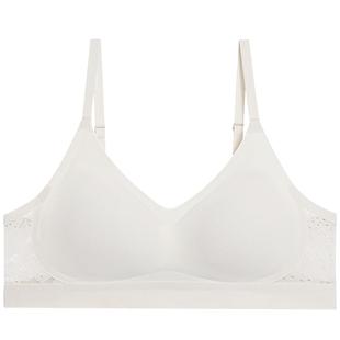 AIMER CHUANG25春夏屏望4抗菌内衣女V领无钢圈中厚杯文胸CA171751