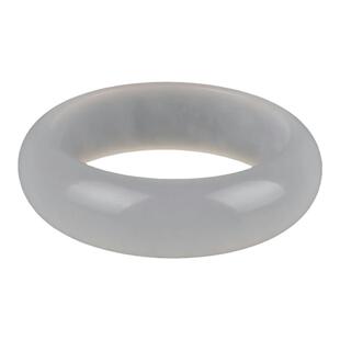 A级缅甸老坑翡翠冰玉手镯油润白玉镯子冰种A货蜀黍