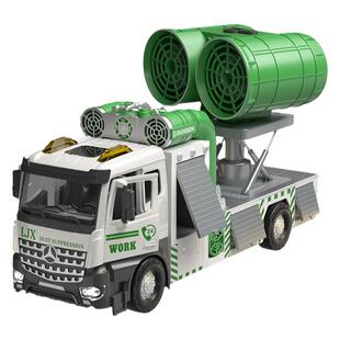 合金喷雾车玩具儿童洒水车合金喷水车城市工程车男孩消防车雾炮车