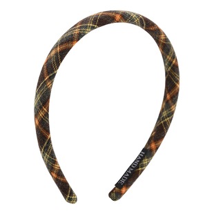 suzyacc kr秋冬美拉德高级感毛呢格子细发箍女2025新款洗脸头箍